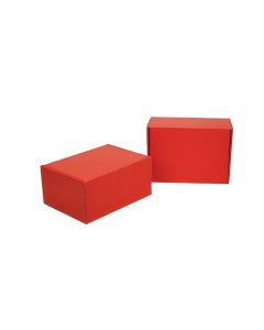 03ply Red Flat Corrugated Boxes, 20cm x 13cm x 4cm