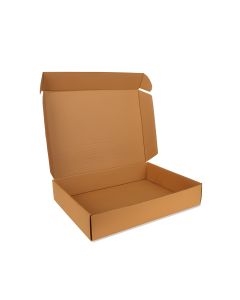 03ply Brown Flat Corrugated Boxes, 30cm x 30cm x 10cm