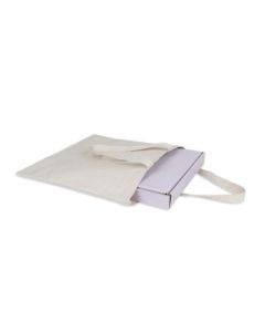 White Cotton Carry Bags, 33cm x 33cm
