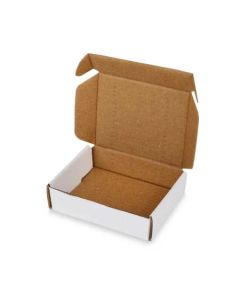 03ply White Flat Corrugated Boxes, 10cm x 8cm x 3cm