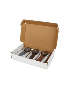 03ply White Flat Corrugated Boxes, 20cm x 13cm x 4cm