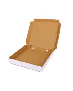 03ply White Flat Corrugated Boxes, 33cm x 33cm x 5cm