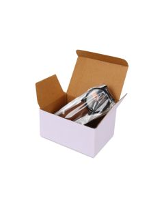03ply White Reverse Tuck in Corrugated Boxes, 10cm x 10cm x 5cm
