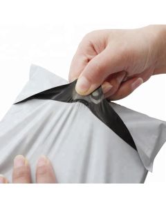 With AWB window Flap Seal Courier Bags, 25cm x 30cm + 5cm