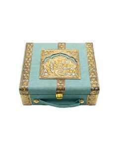 Luxury Peacock Design Dryfruit Gift Box - 3 Jars
