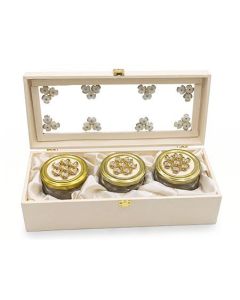 Royal Pearl Diwali Dryfruit Gift Box - 3 Jars