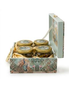 Peacock Dryfruit Gift Box - 4 Jars