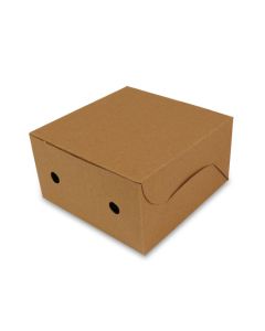 03ply Brown Flat Corrugated Boxes, 18cm x 18cm x 10cm