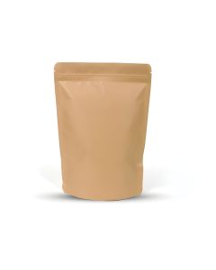 Kraft Stand-up Pouches with Zipper, 13cm x 20cm