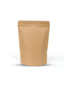 Kraft Stand-up Pouches with Zipper, 10cm x 18cm