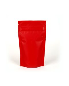 Red Stand-up Pouches with Zipper, 9cm x 15cm