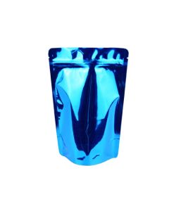 Blue Stand-up Pouches with Zipper, 9cm x 15cm