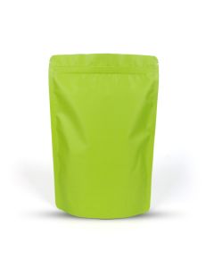Green Stand-up Pouches with Zipper, 10cm x 18cm