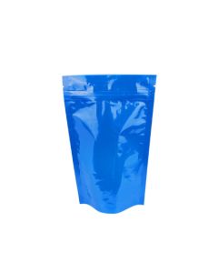 Blue Stand-up Pouches with Zipper, 20cm x 30cm