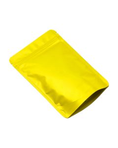 Yellow Window Stand up Pouches with Zipper, 18cm x 25cm