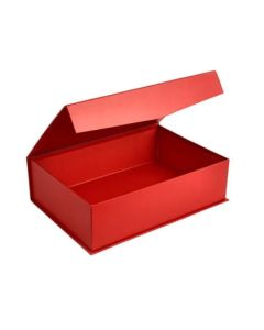 Red Collapsible Rigid Boxes with Magnetic Closure, 23cm x 17cm x 8cm