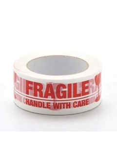 Fragile Handle with Care Printed BOPP Tapes, 48mm x 70yards