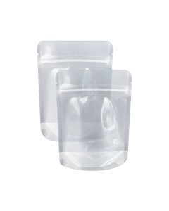 Transparent Stand-up Pouches with Zipper, 15cm x 23cm