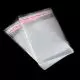 Transparent 40microns Plastic Oxo-biodegradable Self Sealing Bags 12cm x 18cm, Pack of 25